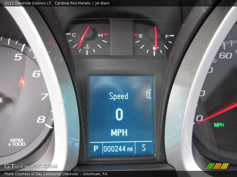 Cardinal Red Metallic / Jet Black 2012 Chevrolet Equinox LT