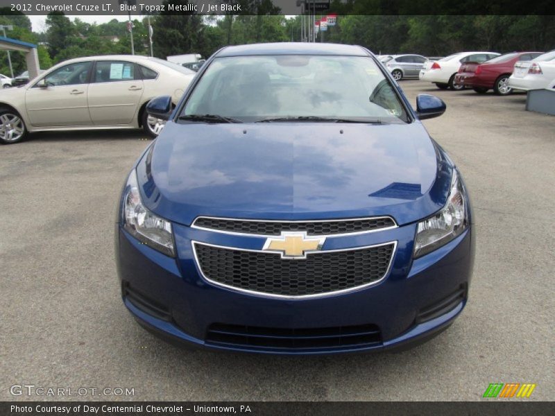 Blue Topaz Metallic / Jet Black 2012 Chevrolet Cruze LT