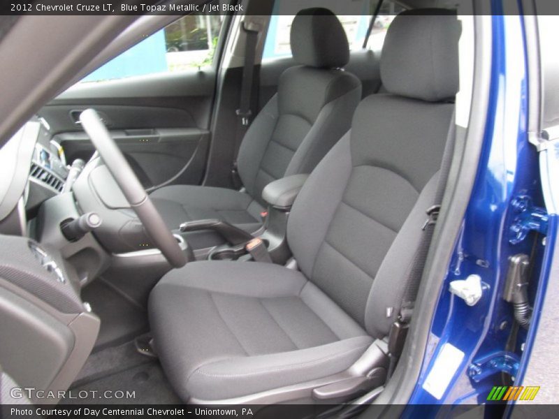 Blue Topaz Metallic / Jet Black 2012 Chevrolet Cruze LT
