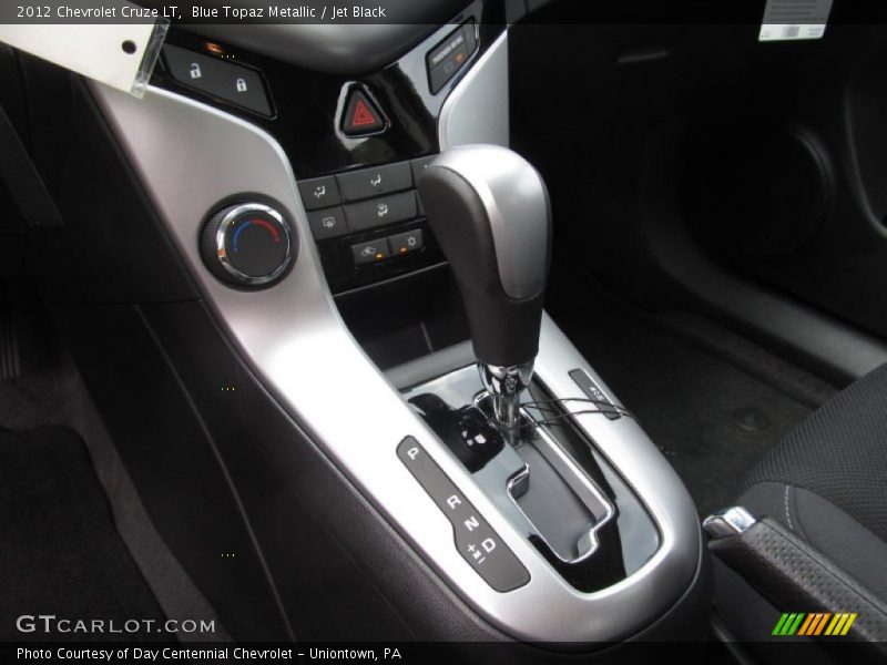 Blue Topaz Metallic / Jet Black 2012 Chevrolet Cruze LT