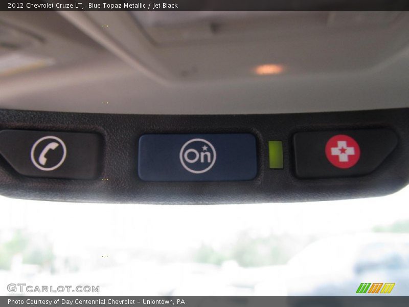 Blue Topaz Metallic / Jet Black 2012 Chevrolet Cruze LT