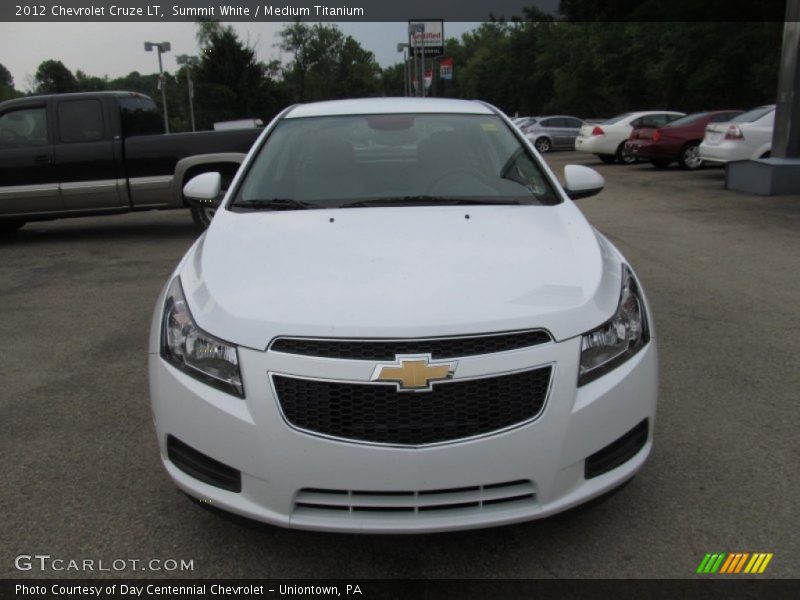 Summit White / Medium Titanium 2012 Chevrolet Cruze LT