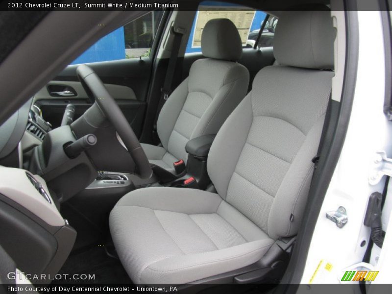 Summit White / Medium Titanium 2012 Chevrolet Cruze LT