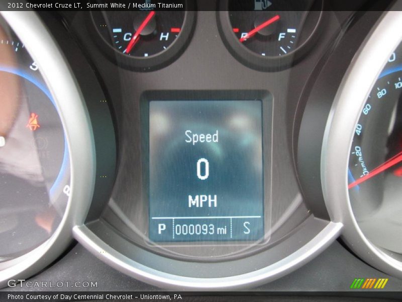 Summit White / Medium Titanium 2012 Chevrolet Cruze LT