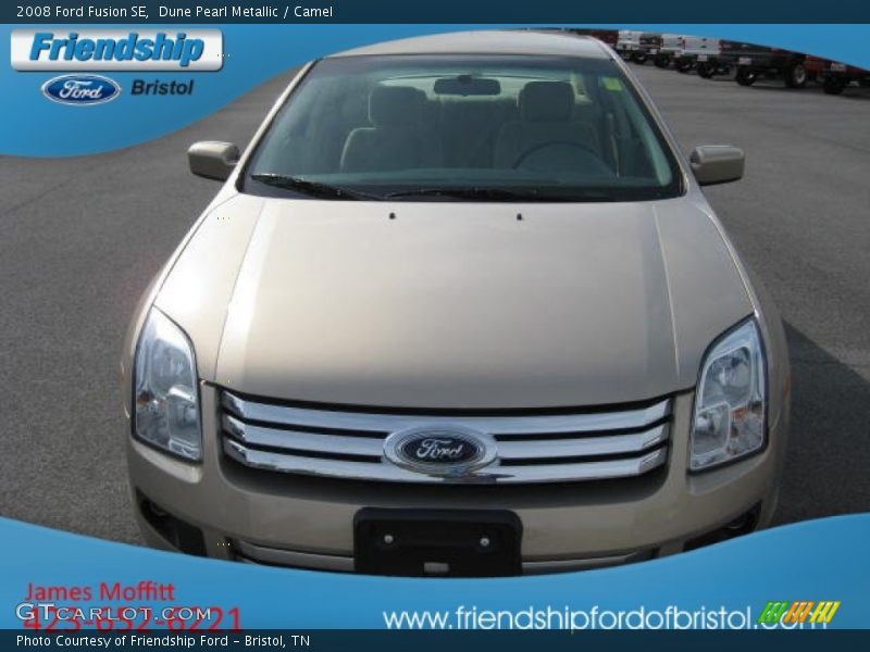 Dune Pearl Metallic / Camel 2008 Ford Fusion SE