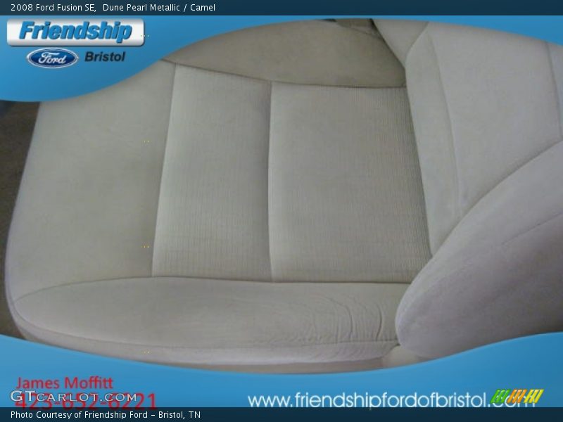 Dune Pearl Metallic / Camel 2008 Ford Fusion SE