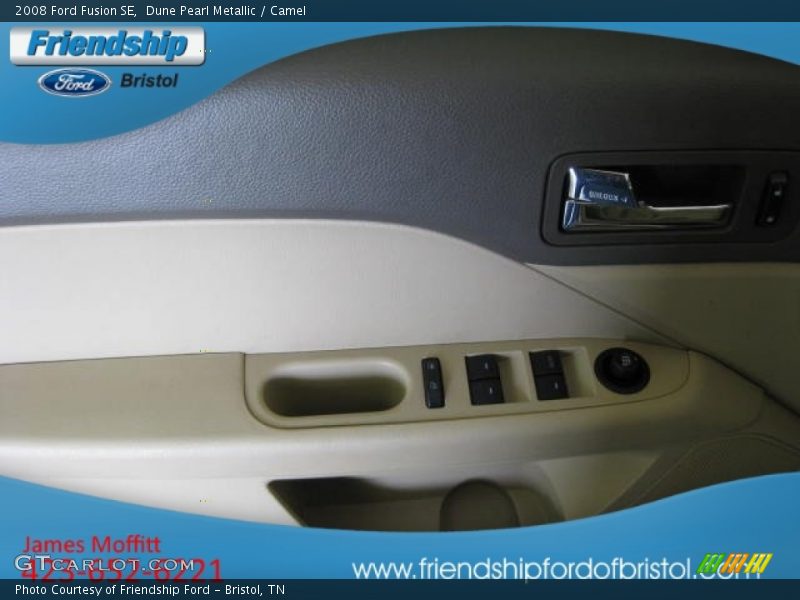 Dune Pearl Metallic / Camel 2008 Ford Fusion SE