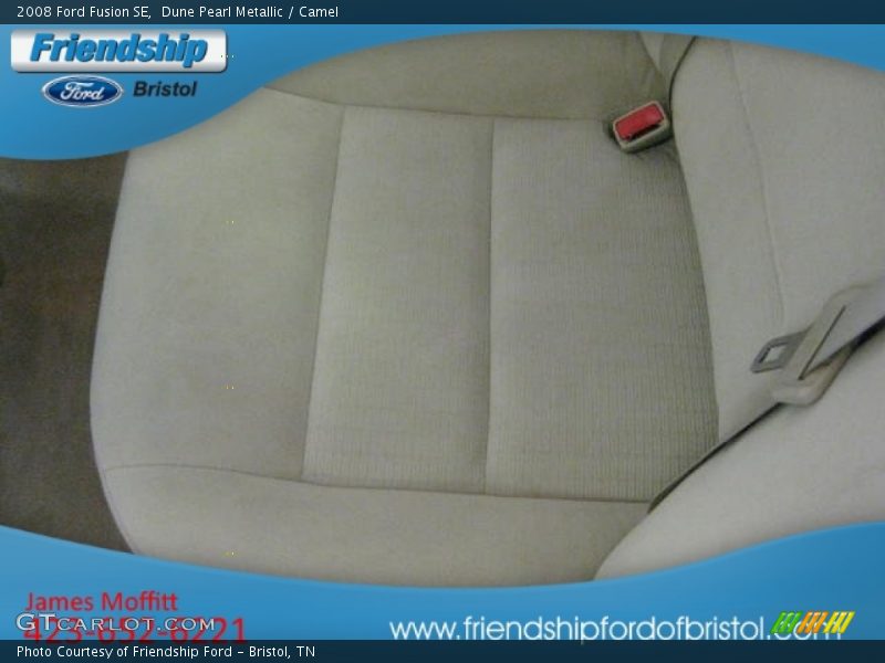 Dune Pearl Metallic / Camel 2008 Ford Fusion SE
