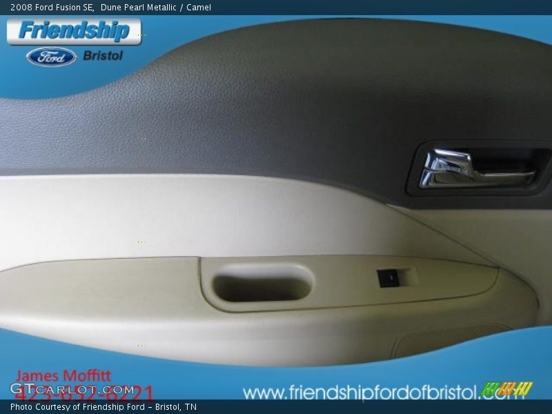 Dune Pearl Metallic / Camel 2008 Ford Fusion SE