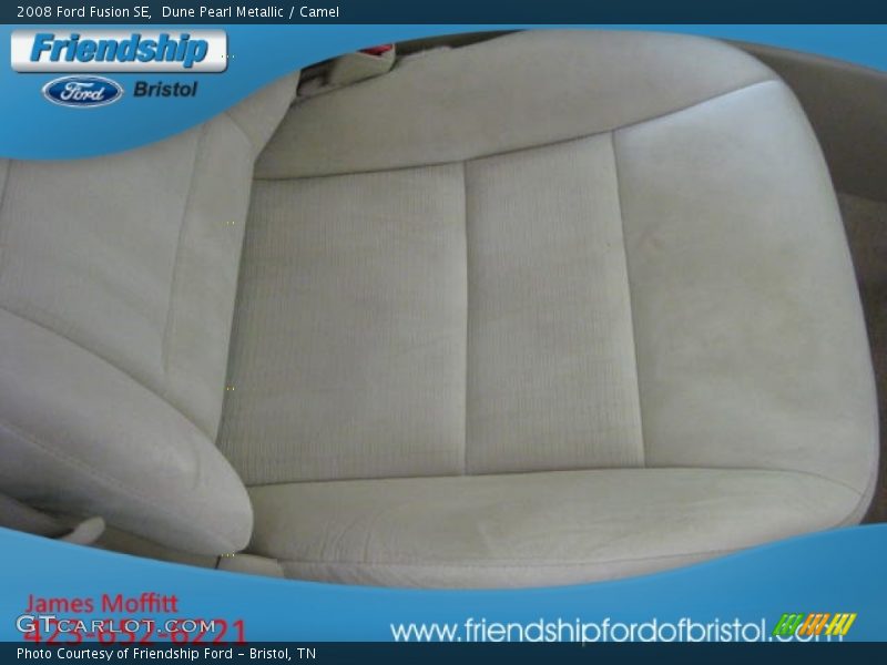 Dune Pearl Metallic / Camel 2008 Ford Fusion SE