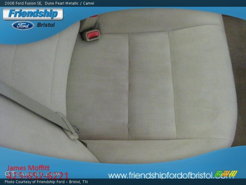 Dune Pearl Metallic / Camel 2008 Ford Fusion SE