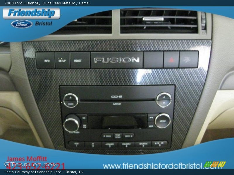 Dune Pearl Metallic / Camel 2008 Ford Fusion SE