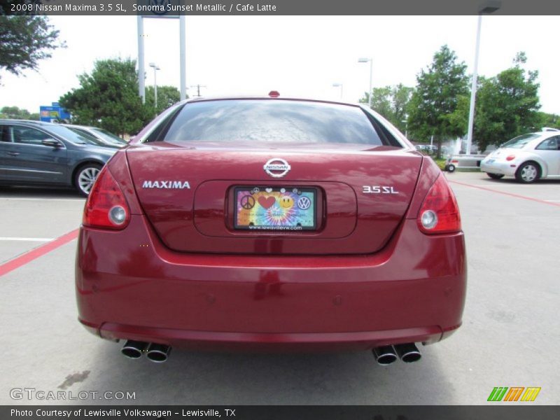 Sonoma Sunset Metallic / Cafe Latte 2008 Nissan Maxima 3.5 SL