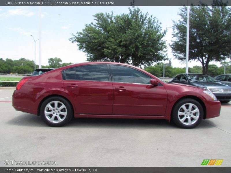 Sonoma Sunset Metallic / Cafe Latte 2008 Nissan Maxima 3.5 SL