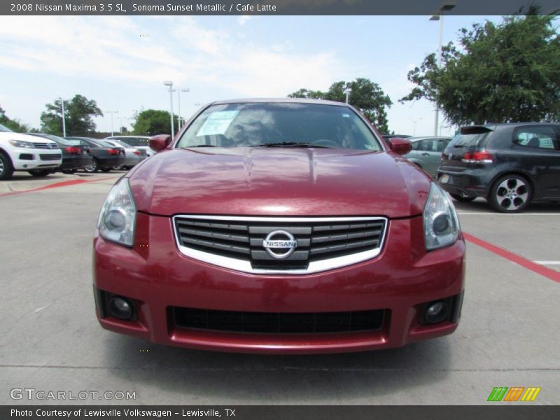 Sonoma Sunset Metallic / Cafe Latte 2008 Nissan Maxima 3.5 SL