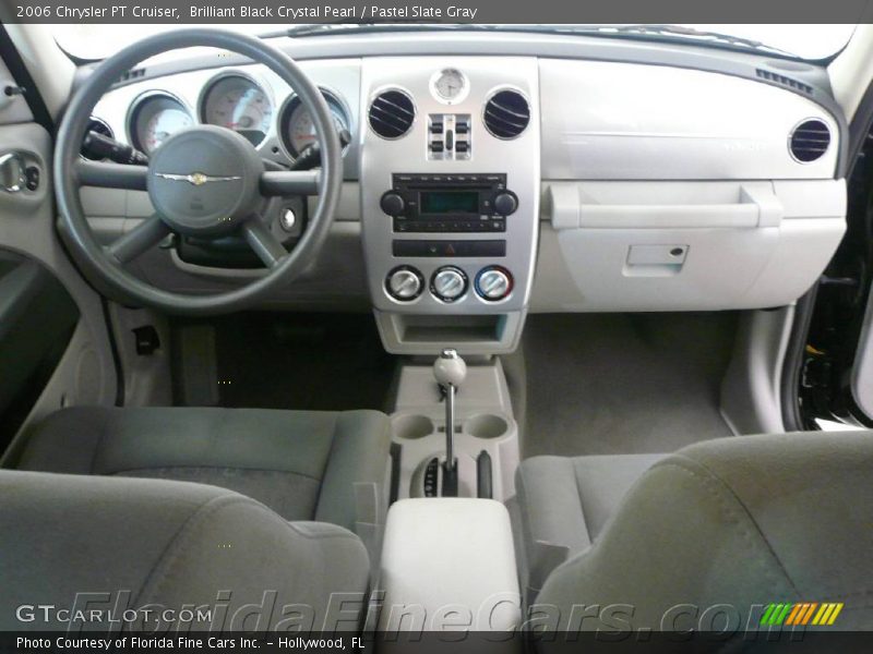 Brilliant Black Crystal Pearl / Pastel Slate Gray 2006 Chrysler PT Cruiser