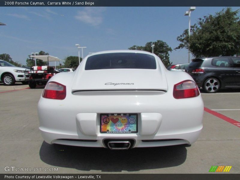 Carrara White / Sand Beige 2008 Porsche Cayman