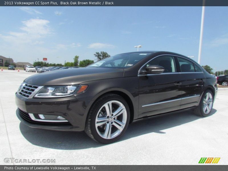 Black Oak Brown Metallic / Black 2013 Volkswagen CC Sport Plus