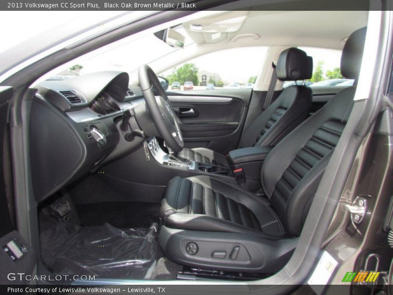 Black Oak Brown Metallic / Black 2013 Volkswagen CC Sport Plus
