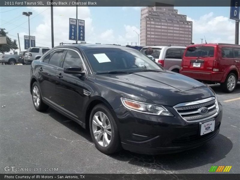 Ebony Black / Charcoal Black 2011 Ford Taurus SEL