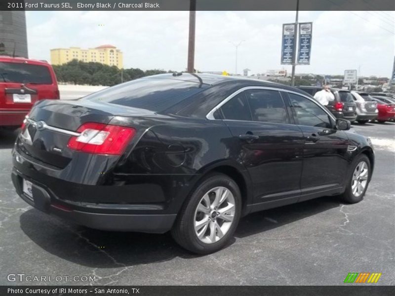 Ebony Black / Charcoal Black 2011 Ford Taurus SEL