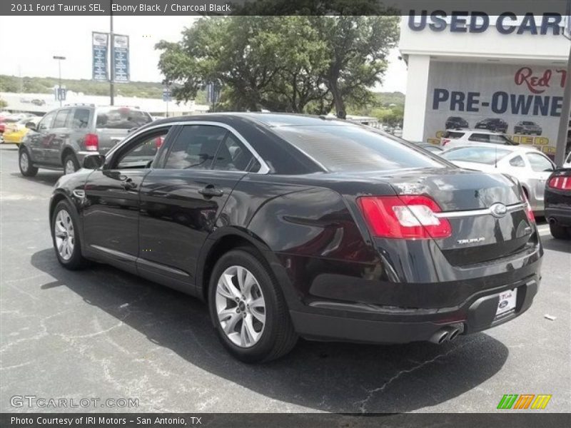 Ebony Black / Charcoal Black 2011 Ford Taurus SEL