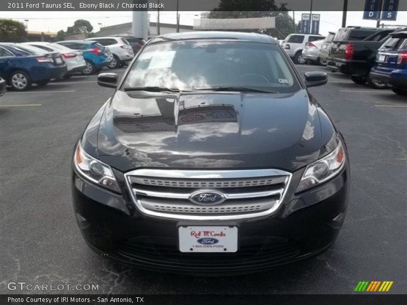 Ebony Black / Charcoal Black 2011 Ford Taurus SEL