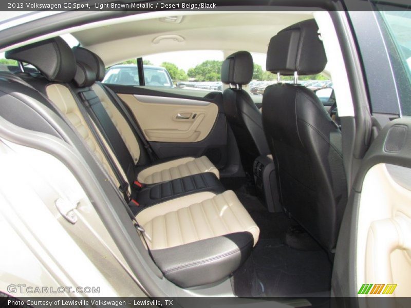 Light Brown Metallic / Desert Beige/Black 2013 Volkswagen CC Sport
