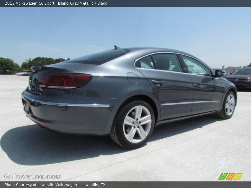 Island Gray Metallic / Black 2013 Volkswagen CC Sport
