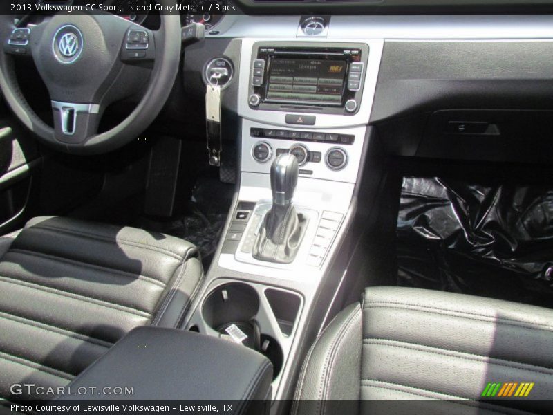 Island Gray Metallic / Black 2013 Volkswagen CC Sport