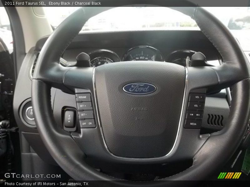 Ebony Black / Charcoal Black 2011 Ford Taurus SEL