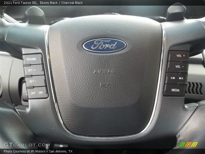 Ebony Black / Charcoal Black 2011 Ford Taurus SEL