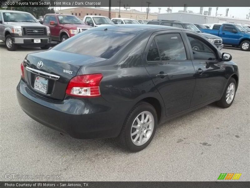 Flint Mica / Dark Charcoal 2010 Toyota Yaris Sedan
