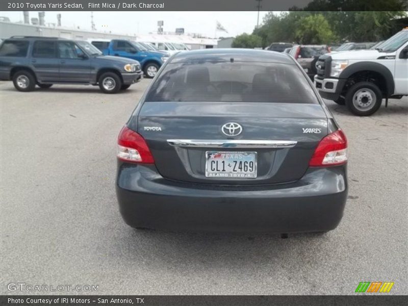 Flint Mica / Dark Charcoal 2010 Toyota Yaris Sedan
