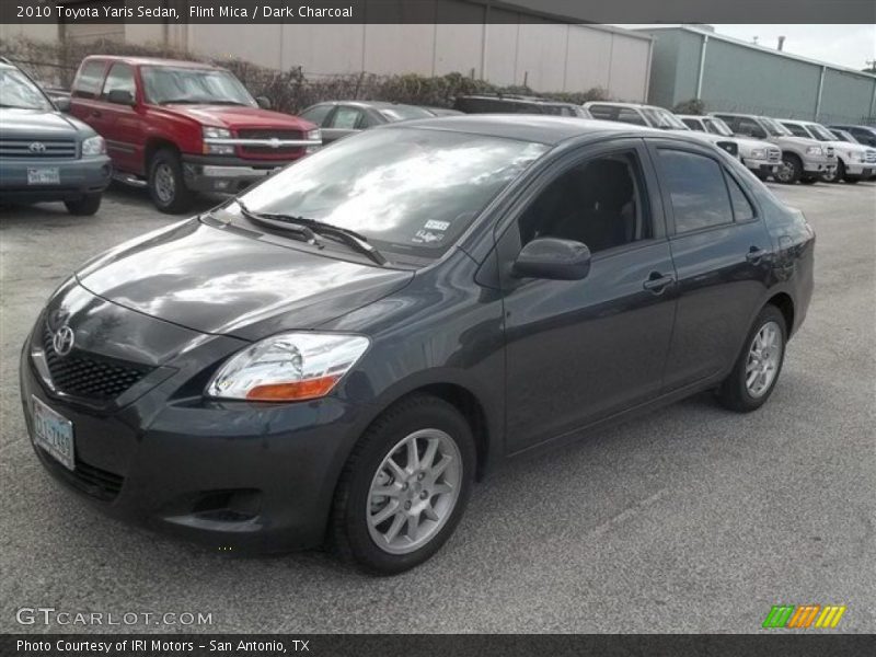 Flint Mica / Dark Charcoal 2010 Toyota Yaris Sedan