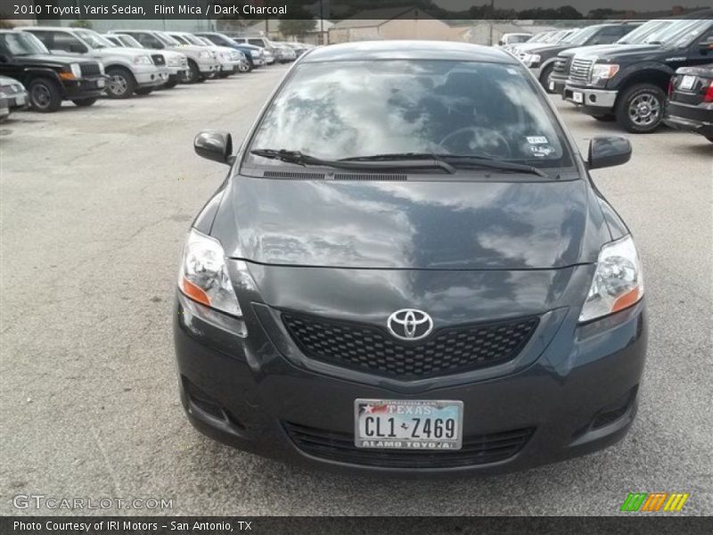 Flint Mica / Dark Charcoal 2010 Toyota Yaris Sedan