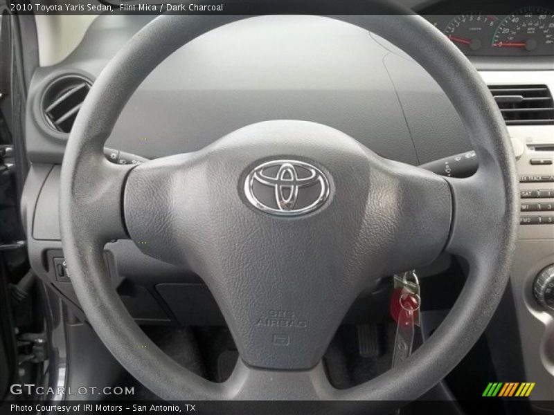 Flint Mica / Dark Charcoal 2010 Toyota Yaris Sedan