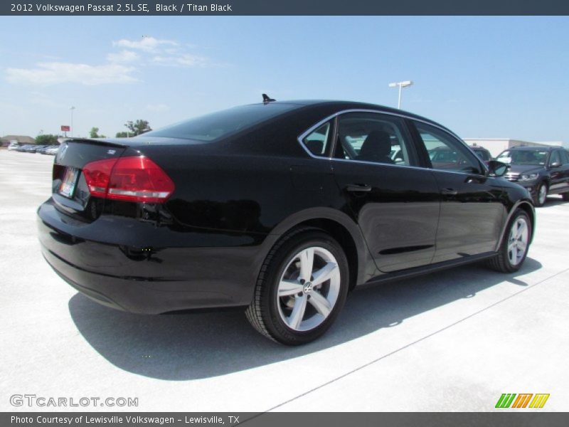 Black / Titan Black 2012 Volkswagen Passat 2.5L SE