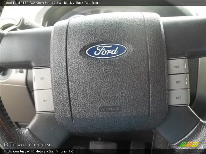 Black / Black/Red Sport 2008 Ford F150 FX2 Sport SuperCrew