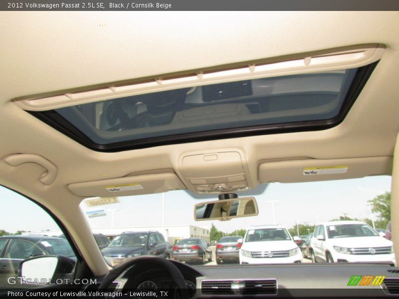 Black / Cornsilk Beige 2012 Volkswagen Passat 2.5L SE