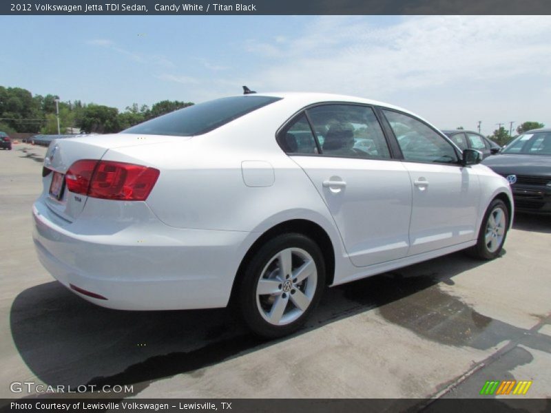 Candy White / Titan Black 2012 Volkswagen Jetta TDI Sedan
