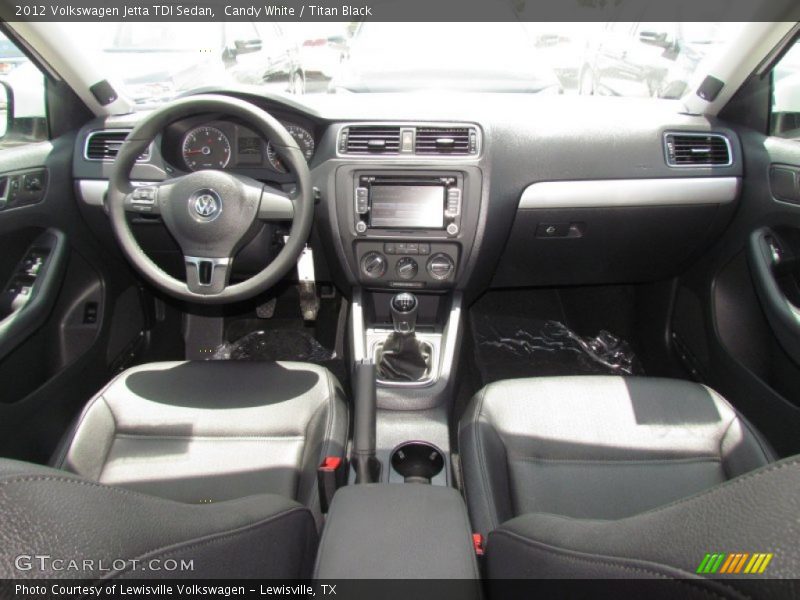 Candy White / Titan Black 2012 Volkswagen Jetta TDI Sedan