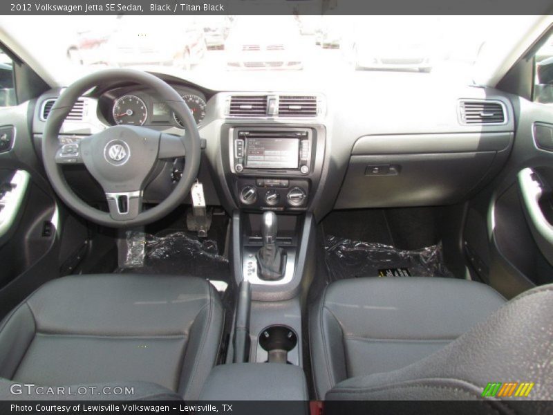 Black / Titan Black 2012 Volkswagen Jetta SE Sedan