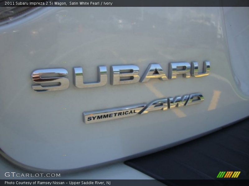 Satin White Pearl / Ivory 2011 Subaru Impreza 2.5i Wagon