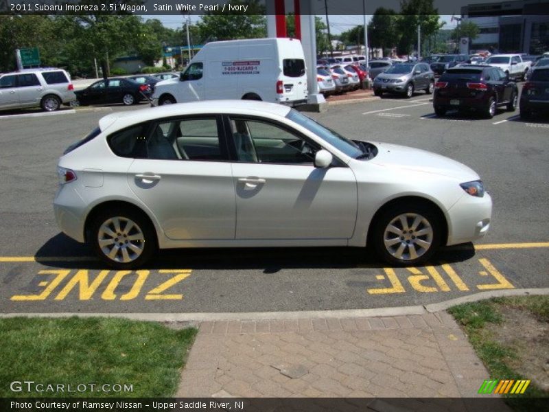 Satin White Pearl / Ivory 2011 Subaru Impreza 2.5i Wagon