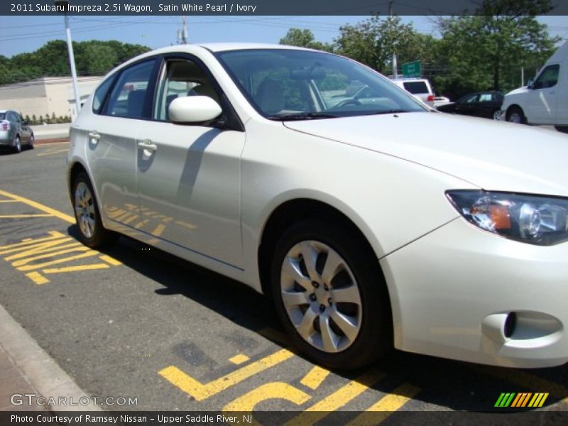 Satin White Pearl / Ivory 2011 Subaru Impreza 2.5i Wagon