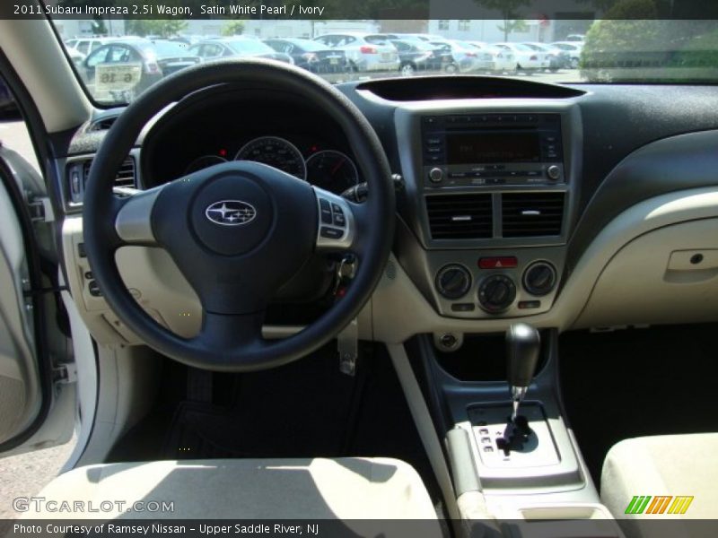 Satin White Pearl / Ivory 2011 Subaru Impreza 2.5i Wagon