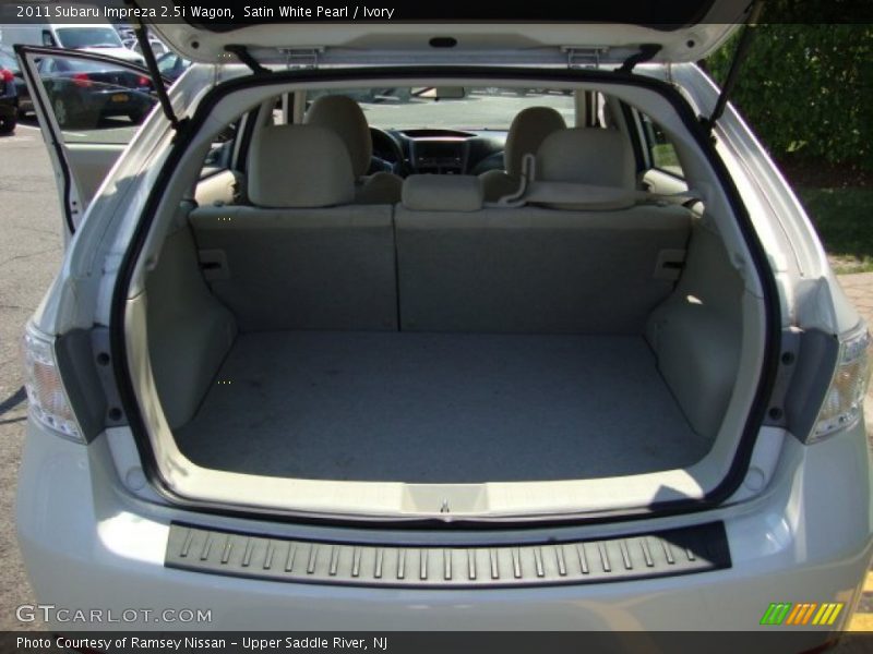 Satin White Pearl / Ivory 2011 Subaru Impreza 2.5i Wagon