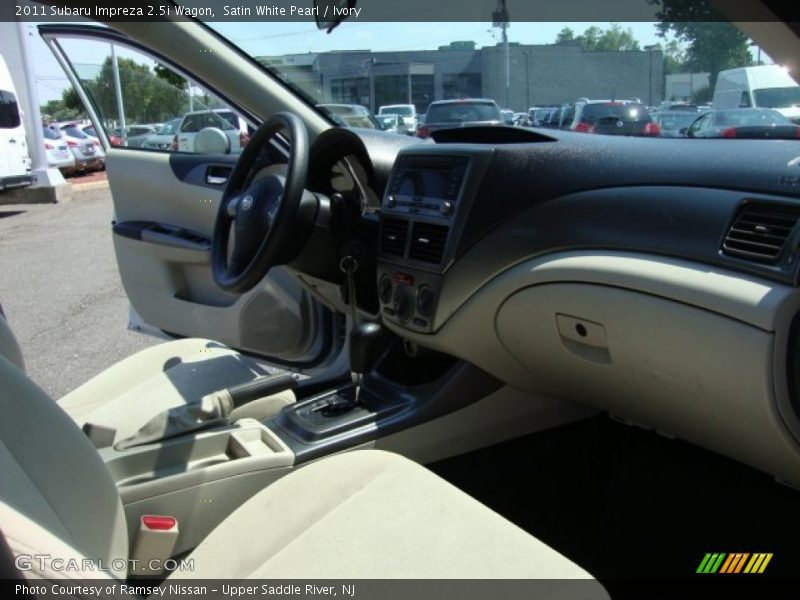 Satin White Pearl / Ivory 2011 Subaru Impreza 2.5i Wagon