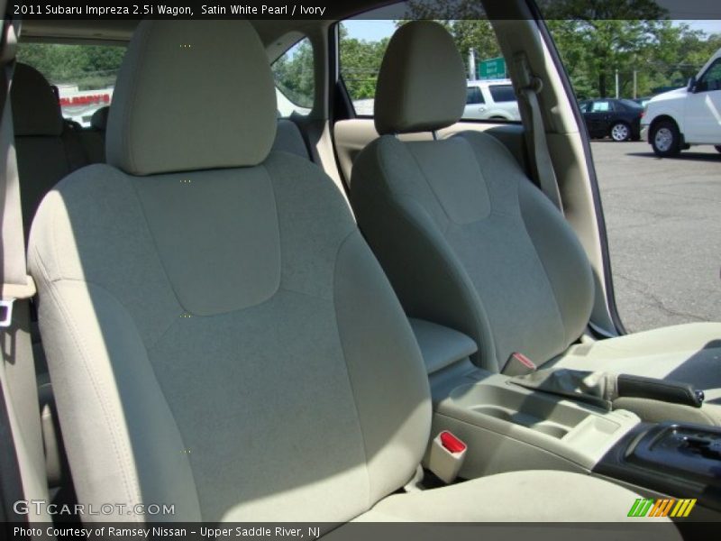 Satin White Pearl / Ivory 2011 Subaru Impreza 2.5i Wagon